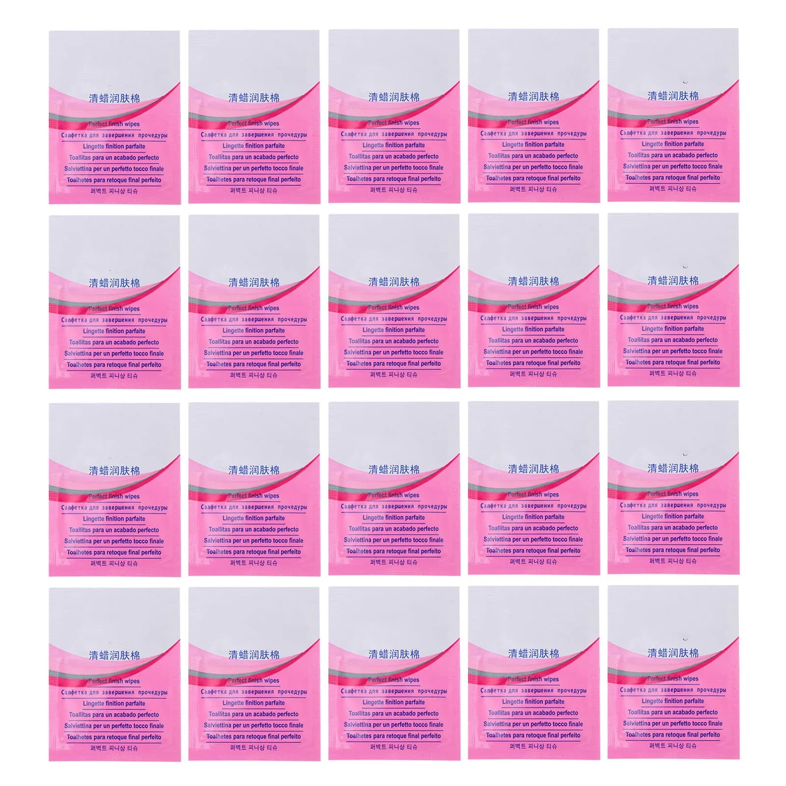 20 salviette idratanti per depilazione, salviette per la rimozione dei peli del corpo, per uso domestico e professionale, salviette per la pulizia della cera, carta oleosa