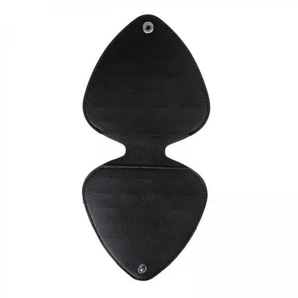 Compact Guitar Pick Holder Case Smooth PU Leather Plectrum Storage Pouch for Acoustic Electric Guitar Supplies
