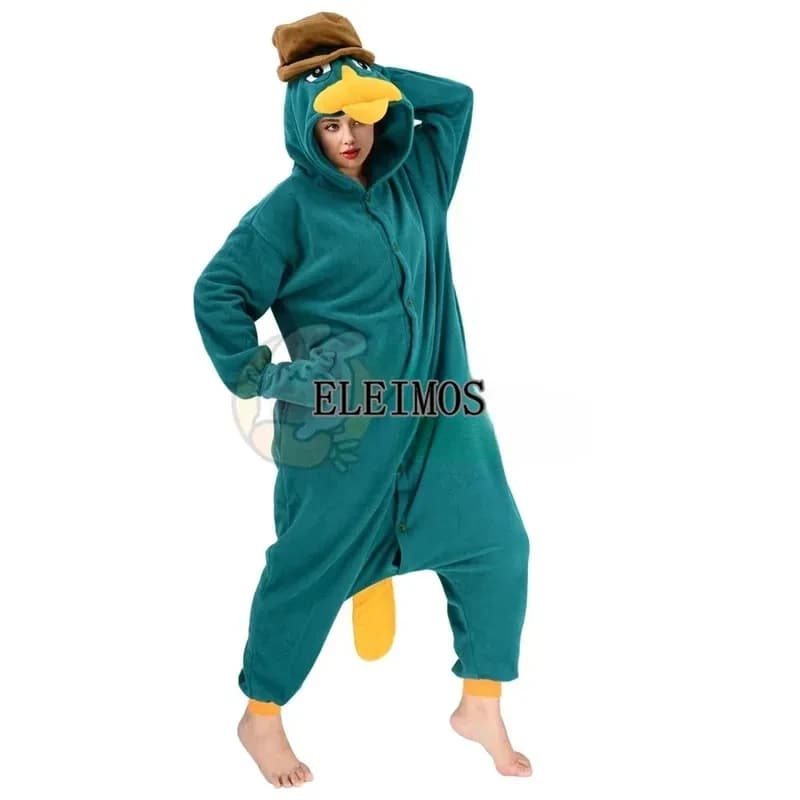 ★ Costume di Halloween ELEIMOS Kigurumi, Pigiama a Forma di Anatra per Adulti, Uomini e Donne, Pigiama Animale 2026 Nuovo ♥ Guarda a me ←_←