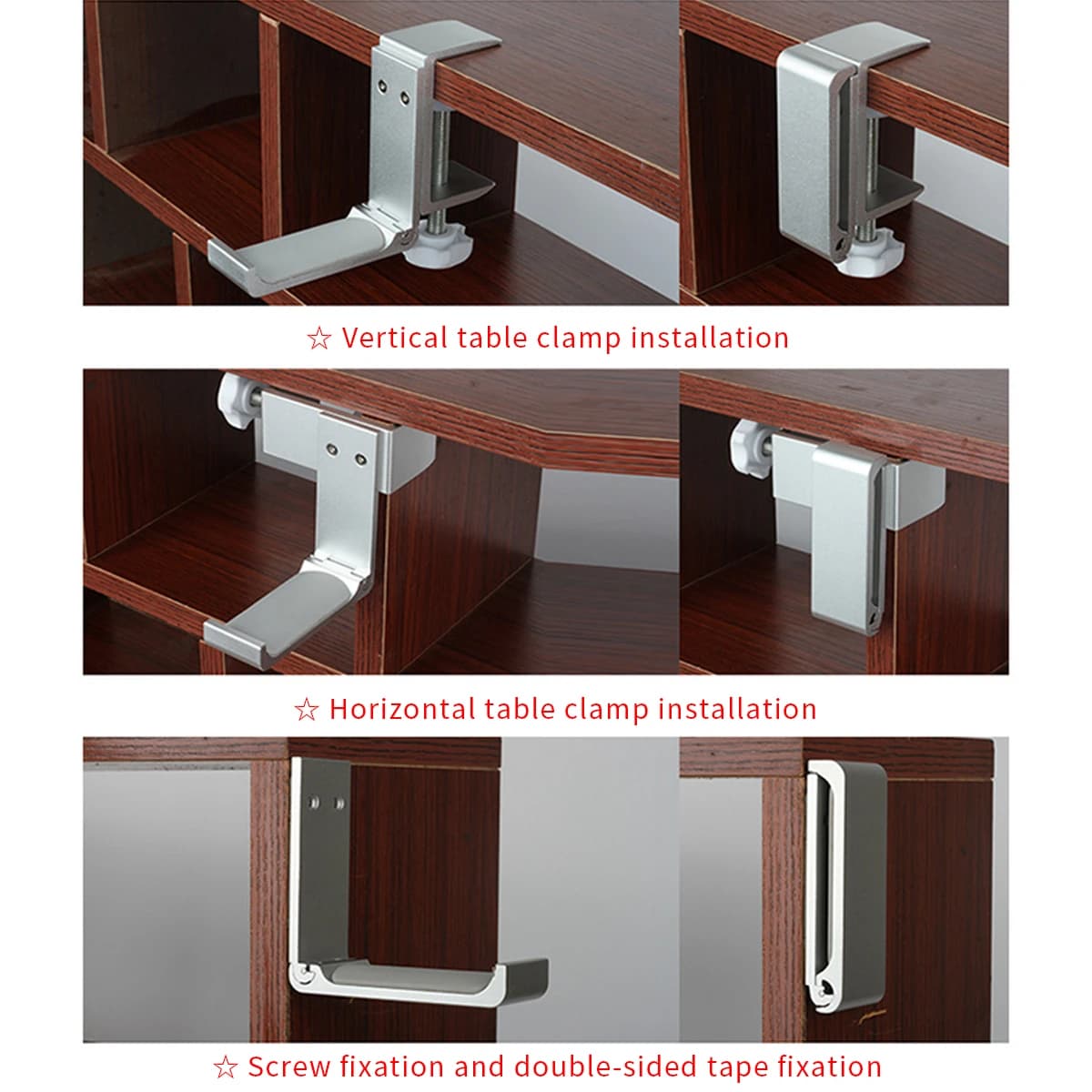 Metal Headphone Stand Creative Headphone Holder for Monitor Internet Cafe Table Headphone Stand for Headphone Display