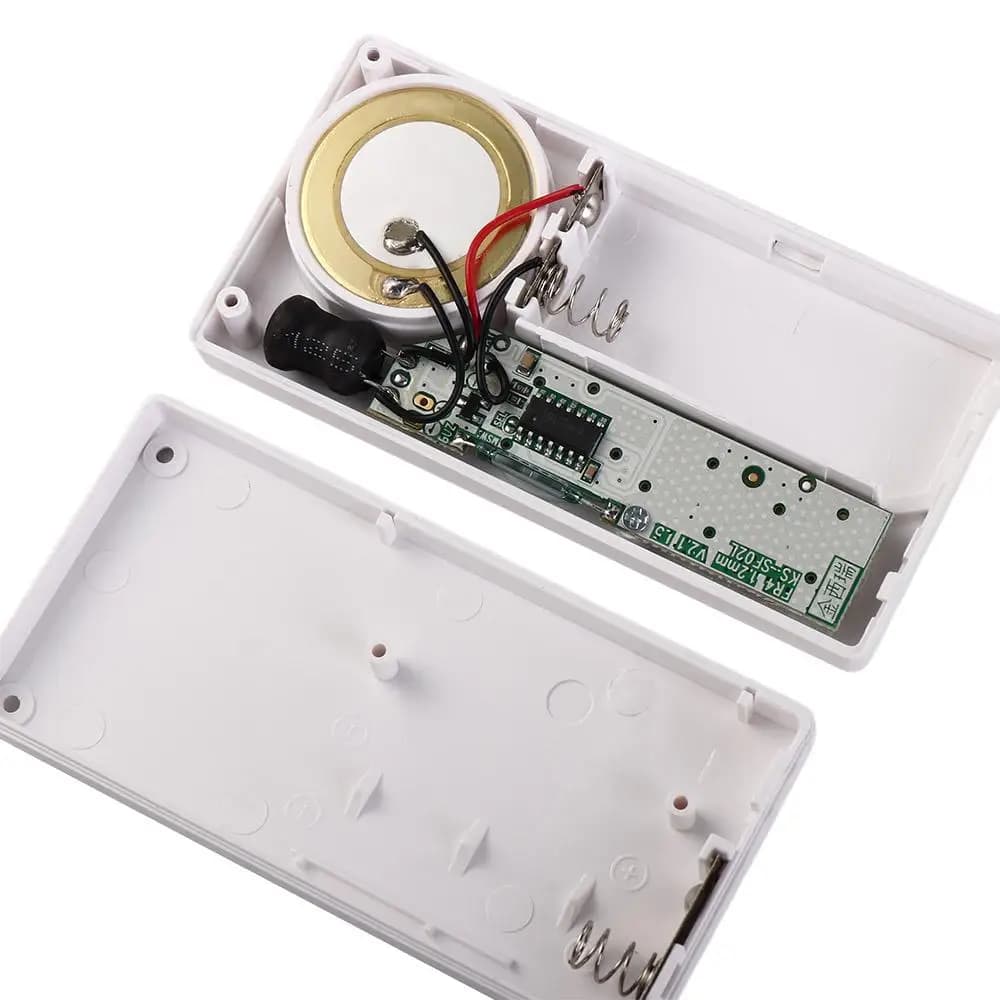 Sistema di Sicurezza Domestica con Allarme per Porte e Finestre, Sensore di Apertura con Ritardo Temporizzato, Allarme Wireless
