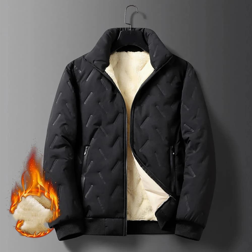 Giacche in pile di agnello da uomo Cappotto cardigan corto casual autunno inverno Giacche semplici e comode con cerniera colletto alla coreana in tinta unita