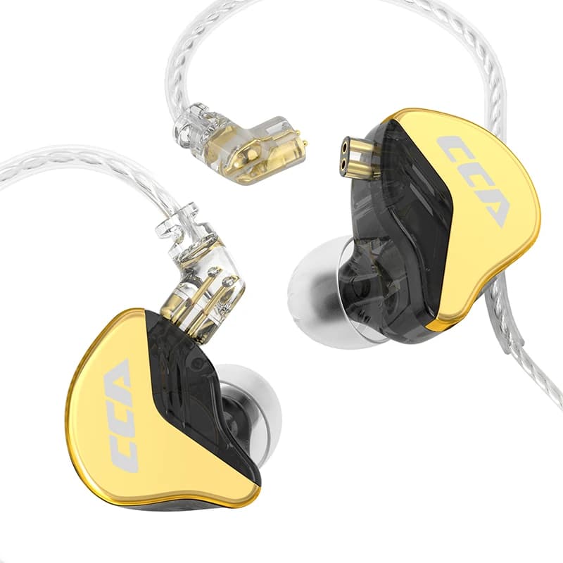CCA CRA + appeso nell'orecchio cuffie HiFi cablate Monitor cuffie cancellazione del rumore Sport Gamer auricolari auricolari KZ ZEX Pro NRA CA4