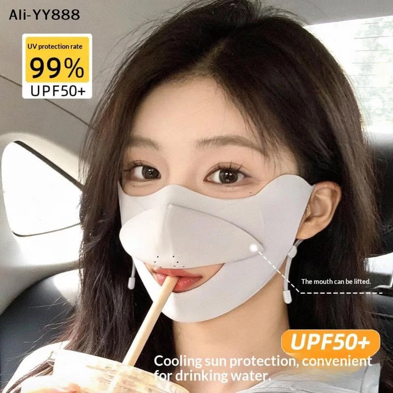 【YY88】Outdoor Breathable Mask Can Drink Water Leaking Mouth Ventilate Dust-proof UV Resistant Face Protecting Cycling Mask