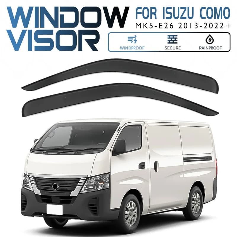 Per ISUZU Como 2013-2022: Deflettori Parasole per Finestrini Auto, Protezione Antipioggia e Antivento, Accessori Auto, Styling Auto
