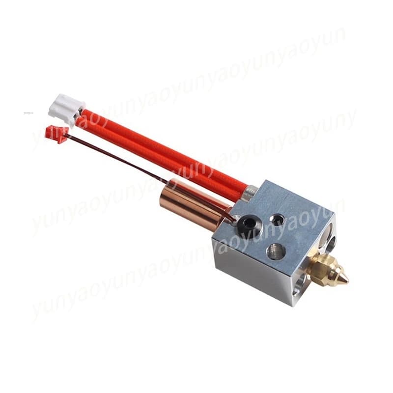 Kit Hotend in Metallo ad Alto Flusso con Ugello in Ottone da 0,4 mm per Stampanti 3D