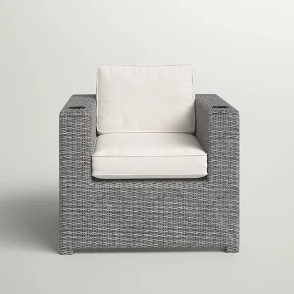 Set di Sedie da Patio con Cuscini per Esterni