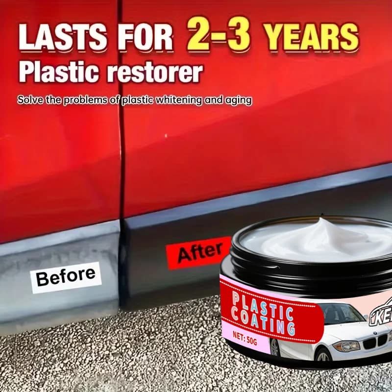 Cera per riparazione interni auto - Cera per la cura in PVC e plastica all-in-one per cruscotto, sedili, controllo centrale, pneumatici, coprisedili per auto e PVC C