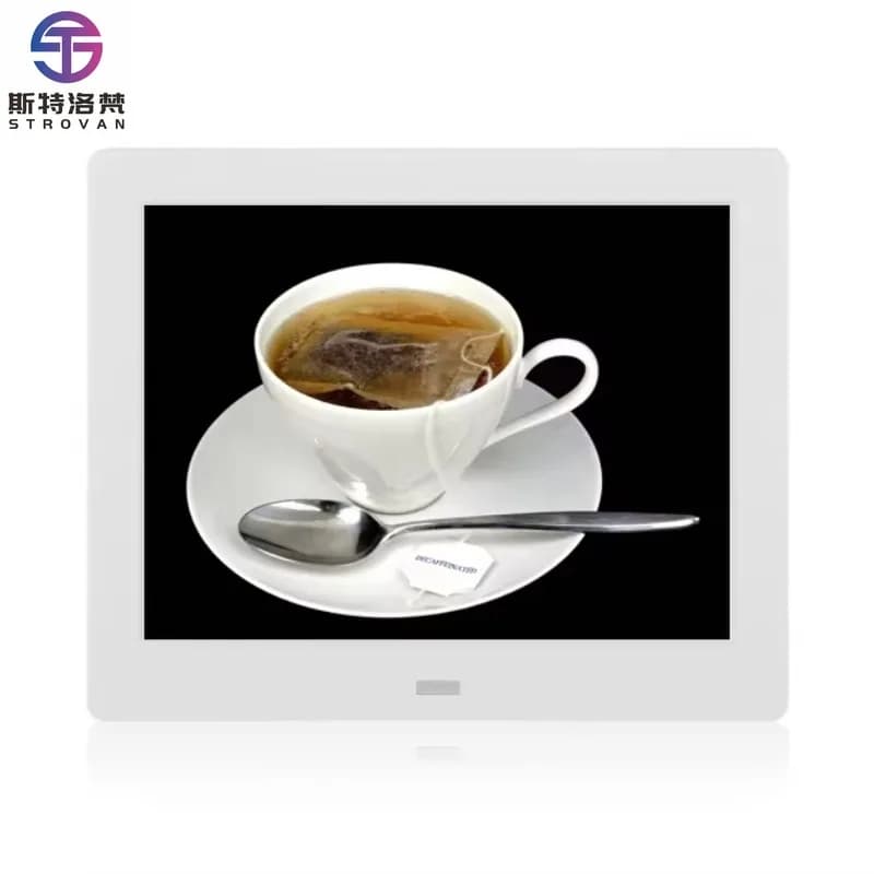 8 Inch Digital Photo Frame Memory with Image/Music/Videos IPS 800*600 resolution