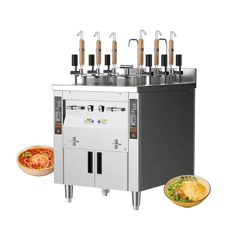 Cuocipasta Automatico Professionale a Induzione per Ristoranti - Stazione di Cottura per Spaghetti e Ramen