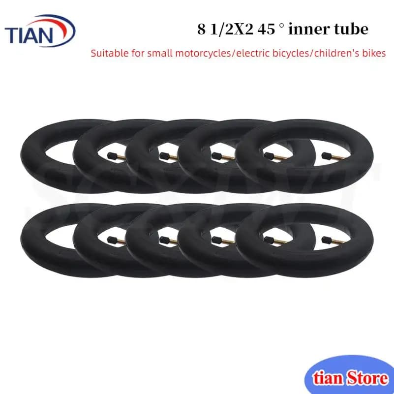 8 1/2x2 Inner Tube 8 1/2x2-156mm Butyl Rubber Inner Tyre for Xiaomi Mijia M365/Pro Series Electric Scooter Pneumatic Wheel Part