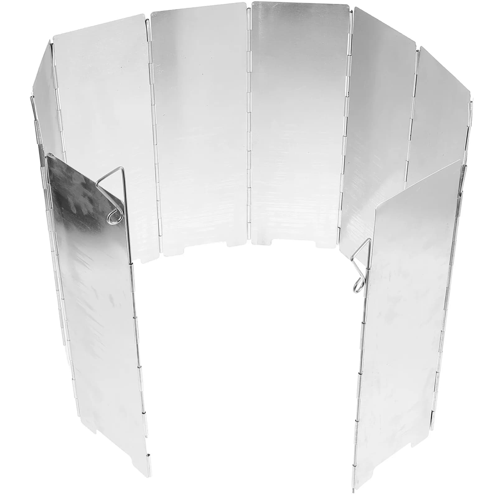 Set di 1 Paravento Pieghevole per Fornello da Campeggio, Schermo Antivento Portatile per Barbecue, Strumento Leggero Antivento per Cucina all'Aperto