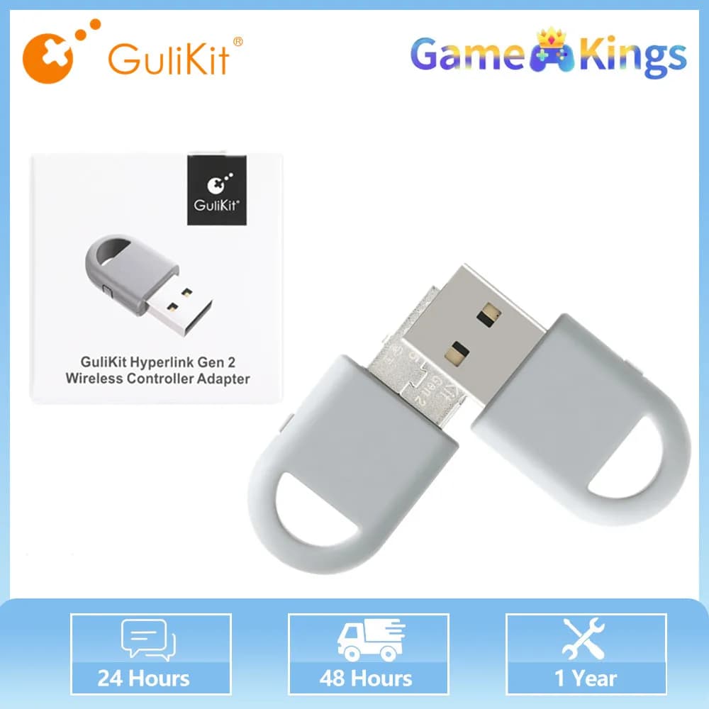 Adattatore controller wireless Gulikit PC05 Hyperlink 2 per PC, Switch Pro, Xbox One, PS5, PS4, serie Xbox, accessori controller