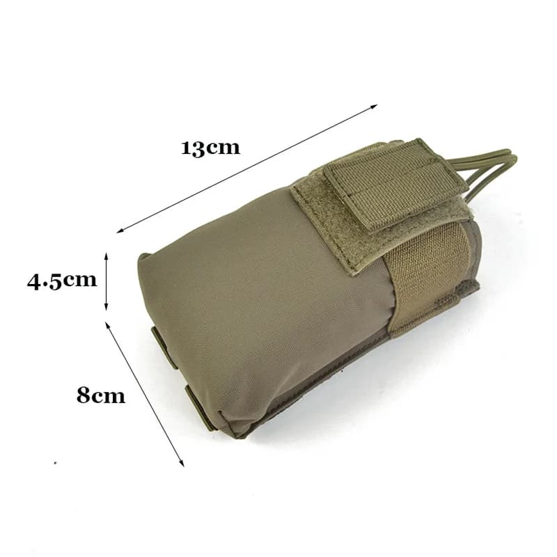 Borsa per bottiglia d'acqua Caccia tattica Accessori per cintura da campeggio all'aperto Borse per radio walkie-talkie