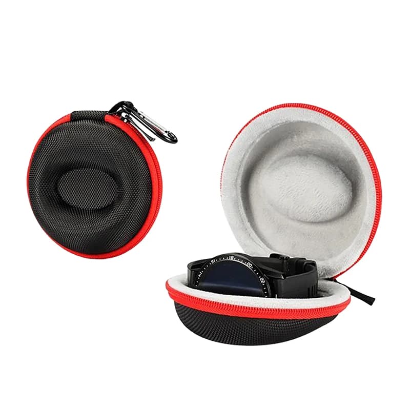 Portable Single Watch Travel Holder Waterproof Zippered EVA Watch Storage Box For Smartwatches