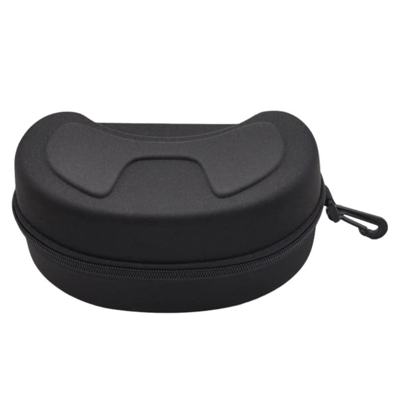 y1gd Big Large Hard Sports Glasses for Case, Ski Snowboard Snow Goggles Box, Sports Glasses Storage Holder Zipper Buckle Box