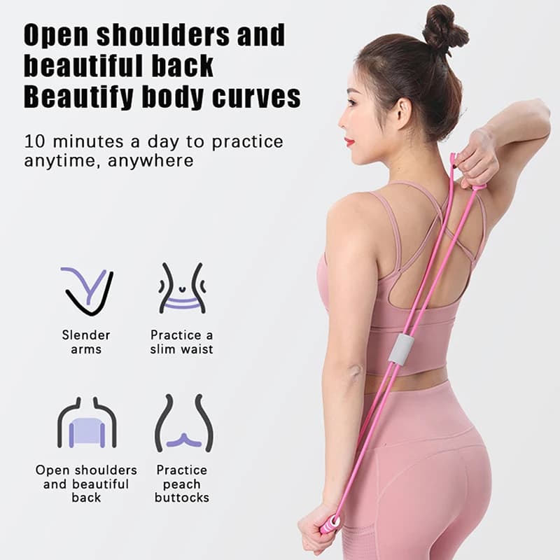 Strength for yoga, fitness accessories, stretch cords for training and exercise, gym equipment for women, neck exercises and stretching