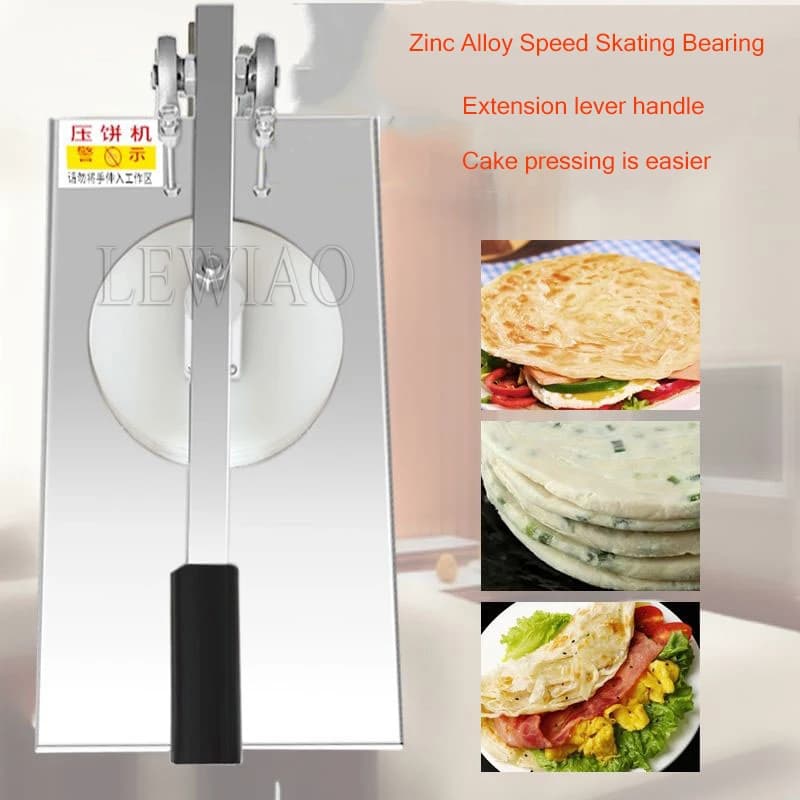 Macchina per pressa manuale per pasticceria per pasta per pizza domestica Macchina per pasta da 7,8'' 20 cm