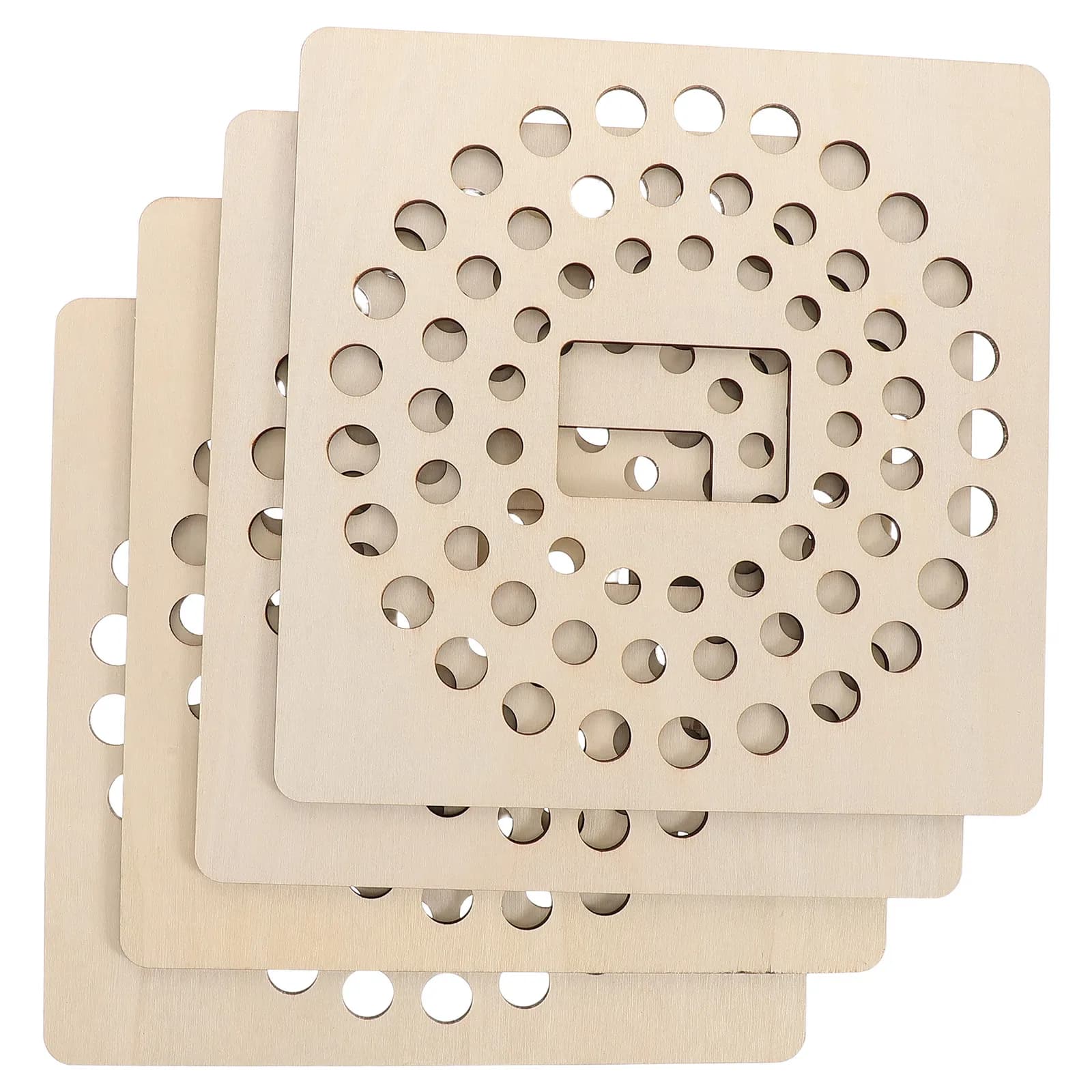 4Pcs Wood Bead Board for Jewelry Making Bracelet Tray Anti Roll Design Jewelry Craft Tool Kit for Beading Bead Design Tray