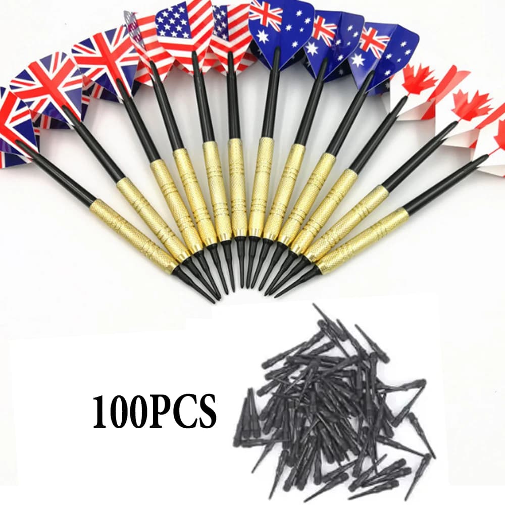 12 pezzi di freccette elettroniche accessori di sicurezza professionale 14 grammi set di freccette con punta morbida con 100 punte per freccette in plastica extra