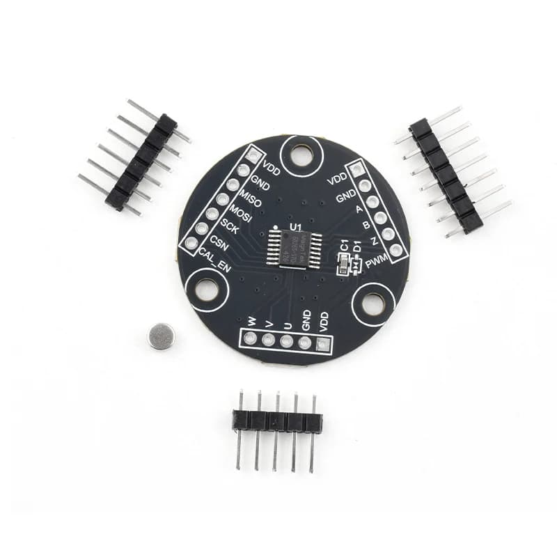MT6826S High Precision High Speed Magnetic Encoder Magnetic Induction Angle Measurement Sensors Module For Arduino