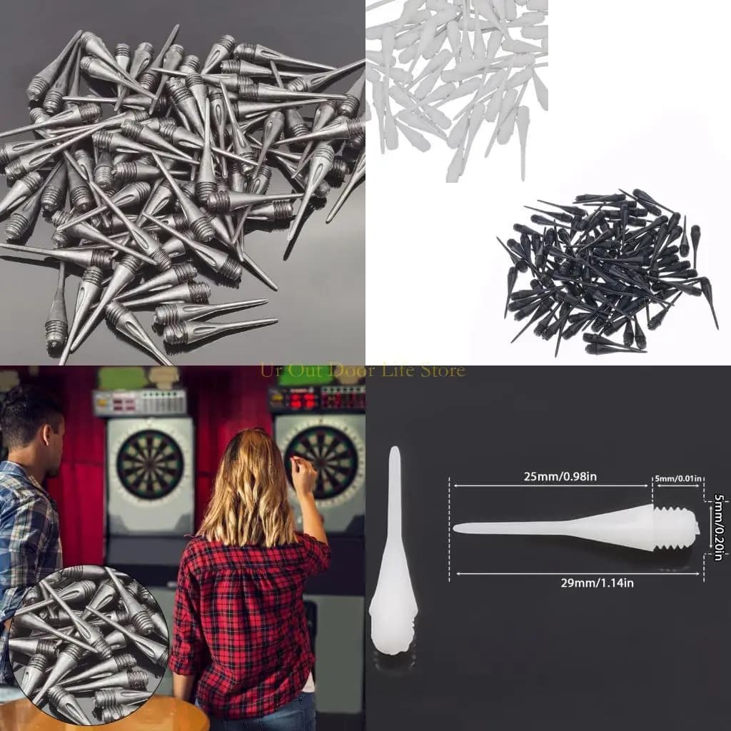 77UF 100PCS Scheda elettronica Punta morbida Punto 4BA Filo Punta in plastica