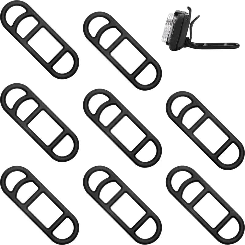 2/5/10pcs fascia elastica per torcia anteriore per bici da strada faro da ciclismo cinturino in GEL di Silicone fotocamera GPS supporto elastico elastico nuovo