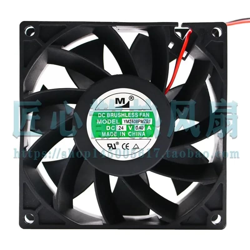 For YM2408PMZB1 8038 24V 0.40A 8CM Large Air Volume Inverter Cooling Fan