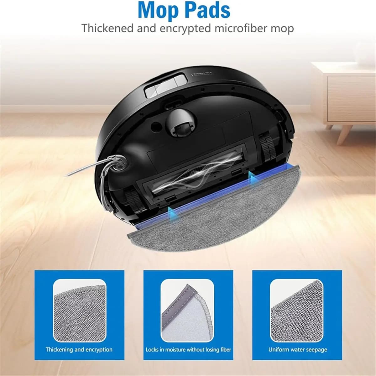 Kit di accessori per parti di ricambio per aspirapolvere robot Q10 X5+ /Q10 X5 Spazzola laterale principale Filtri HEPA Sacchetti per mocio