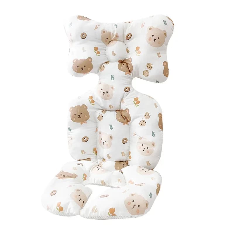 Baby stroller seat cushion baby stroller cushion baby stroller cushion cotton pillow thickened baby chair cushion