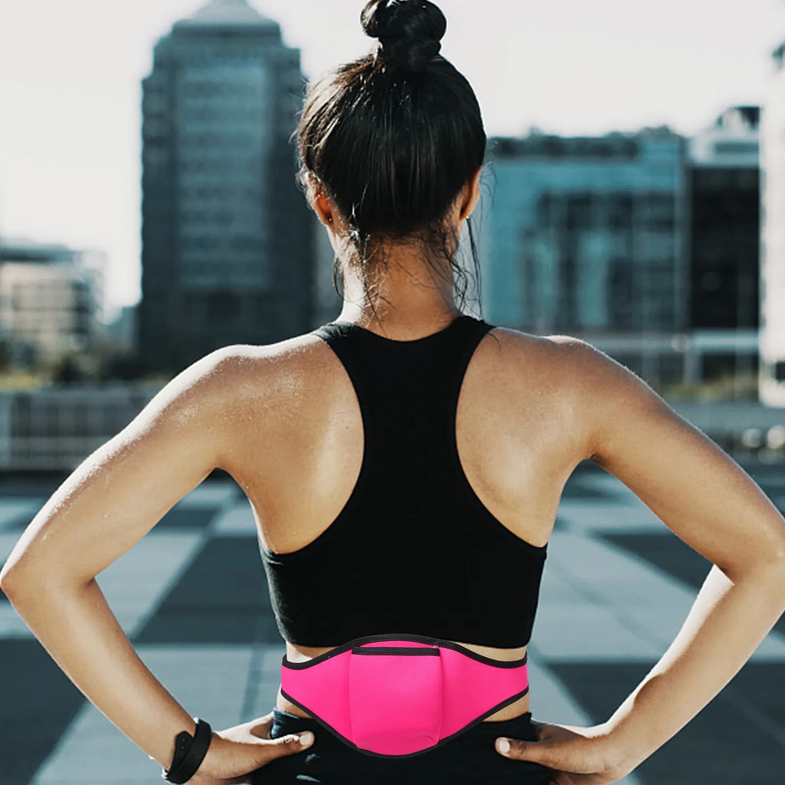 2 Pezzi Marsupio Regolabile per Microfono, Custodia Portatile per Microfono da Cintura per Yoga, Corsa, Danza