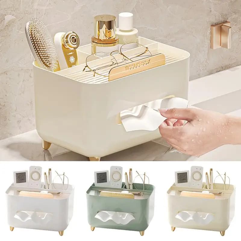 Porta carta igienica da cucina trasparente portaoggetti portarotolo portarotolo per porta fazzoletti da bagno scaffale per porta fazzoletti organizzatore per la casa