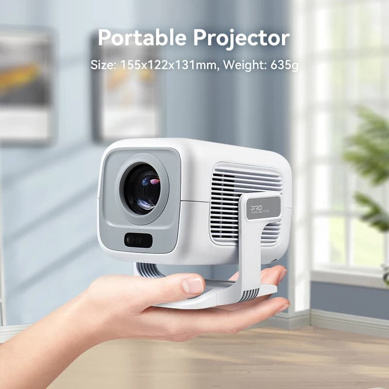 Proiettore Smart Android 4K da 2000 Lumen 1080P con Google TV per Home Theater e Mini Cinema