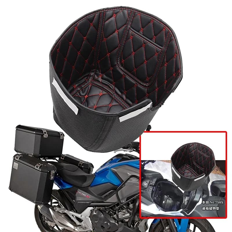 Adatto per NC750X, Rivestimento per Vano Portaoggetti sul Serbatoio, Rivestimento Decorativo per Vano Portaoggetti NC 750 X, Accessorio per Moto