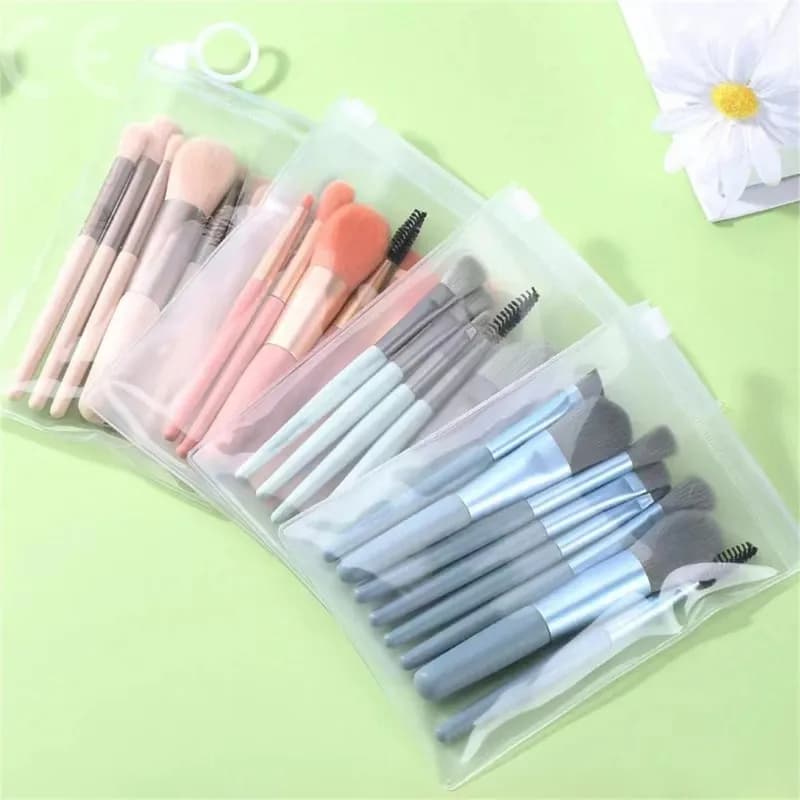 Set di Pennelli da Trucco Premium Morbidi - Strumento di Bellezza Soffice per Fondotinta, Ombretto, Fard e Polvere