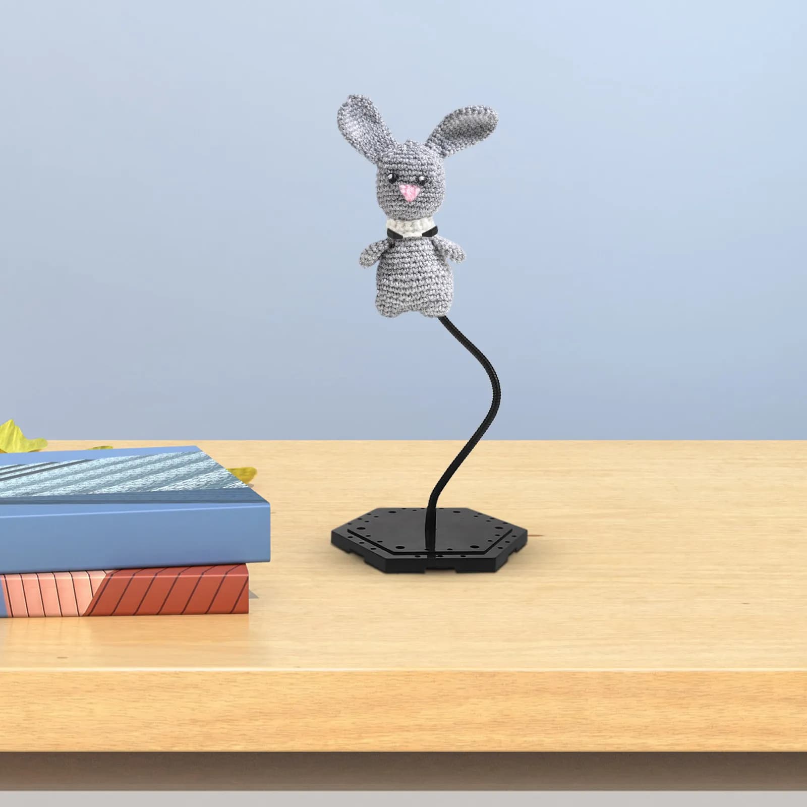 Supporto Regolabile per Esposizione in ABS e Ferro, Base Stabile da Tavolo per Action Figure e Oggetti da Collezione