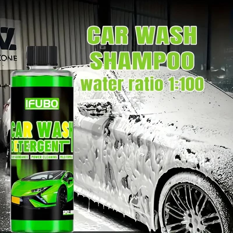 100 ml high foam self-washing liquid shampoo, deep cleansing, water, wax, paint, nutrient protection for car accessories details