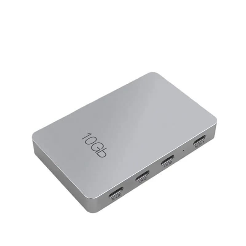 Docking station AU33-Type-C grigia 7 in 1 con hub multifunzione di espansione di ricarica PD 100W