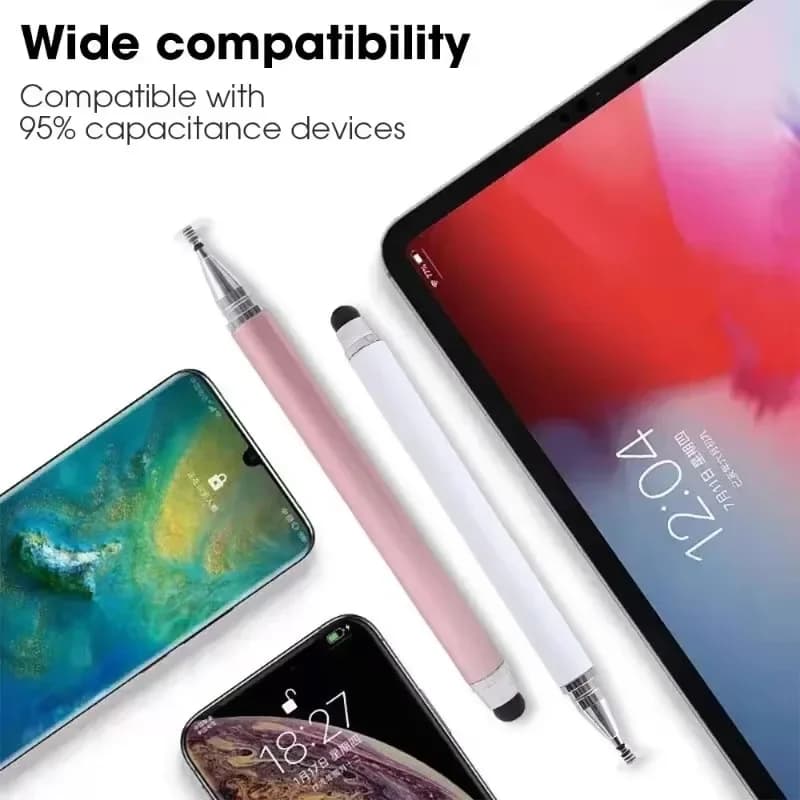 Penna da disegno universale 2 in 1 per tablet intelligente con stilo capacitivo da 3/1 pezzi adatta per iPhone/Android tutto touch capacitivo