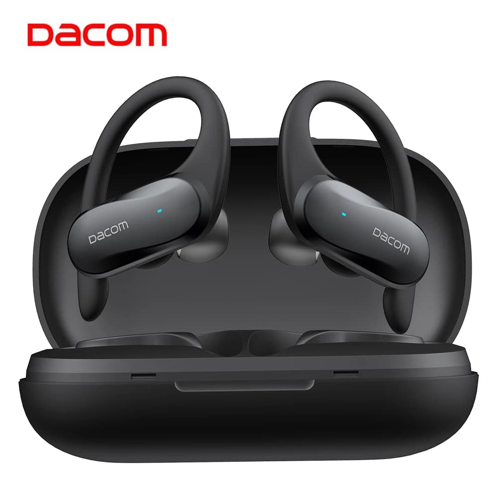 DACOM L19 TWS Auricolare Bluetooth Cuffie True Wireless Sport Auricolari da corsa Gancio per l'orecchio Auricolari stereo In-Ear Stereo