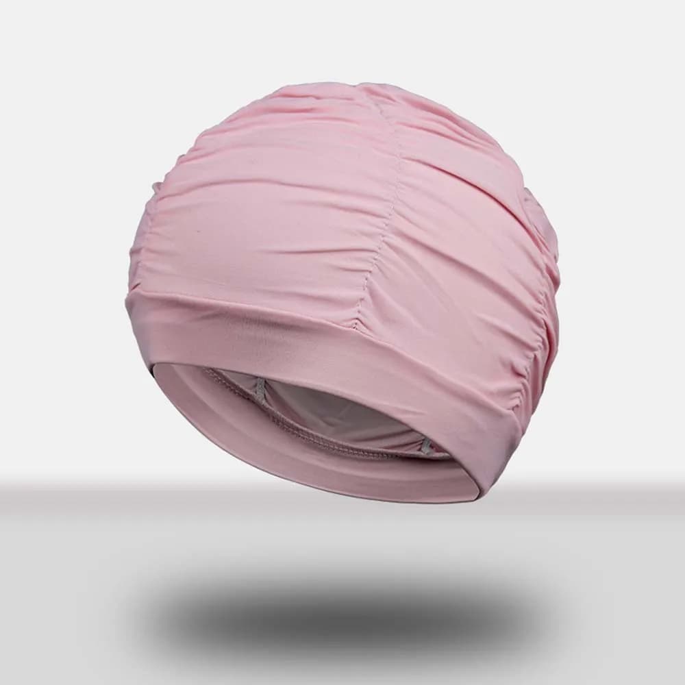 Unisex Long Hair Fabric Elastic Bathing Turban Ear Protect Diving Hat Swimming Caps Swim Pool Hat
