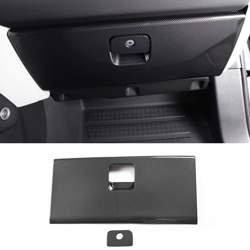 Per Defender 90 110 130 Scatola portaoggetti per passeggeri Guanti Kick Plate Pannello decorativo 20-24 Defender Adesivi interni auto