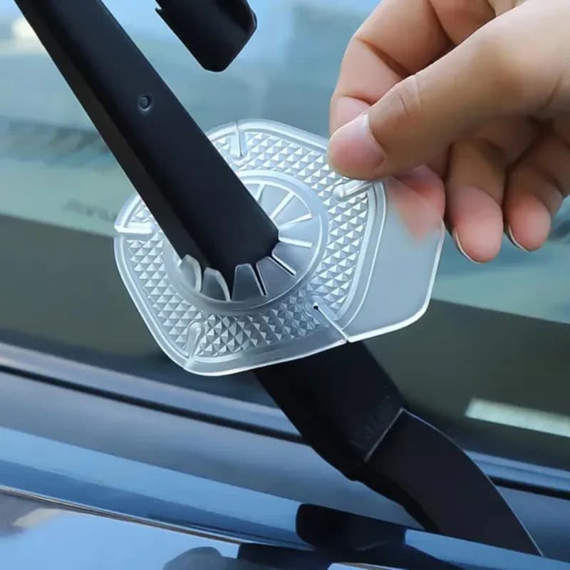 2 Pezzi Coperture Universali per Fori Inferiori Tergicristallo, Protezioni Antipolvere e Antineve, Base Antipolvere per Tergicristallo Auto