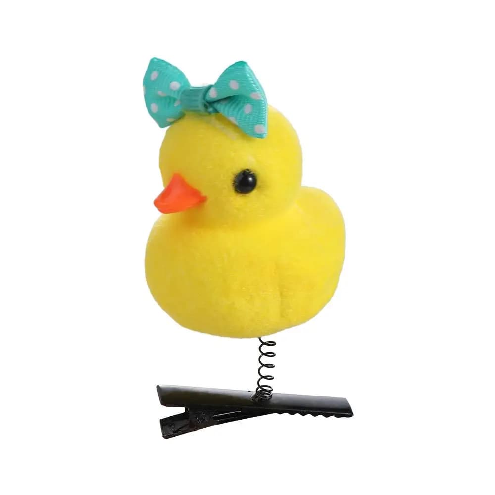 Cute Flower Duck Hair Clips Bowknot Cap Chicken Side Barrettes Funny Cartoon Duckbill Clips Party