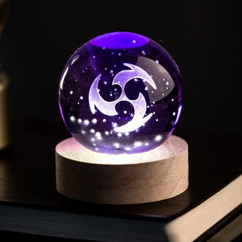 Ornamenti con sfere di cristallo Sculture creative di cartoni animati Miniature moderne Ornamento per luce notturna Accessori decorativi per soggiorno