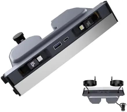 Hub di Ricarica Portatile per Model Y e Model 3, 65W, 4 Porte, Ricarica Rapida Hub Caricatore USB da 65W per Model Y