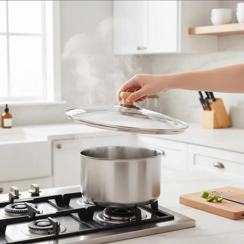 Wooden Pot Lid Knobs, Heat Resistant Replacement Pan Handle Knobs, Universal Flat Top Cookware Lid Handgrip For Frying Pan