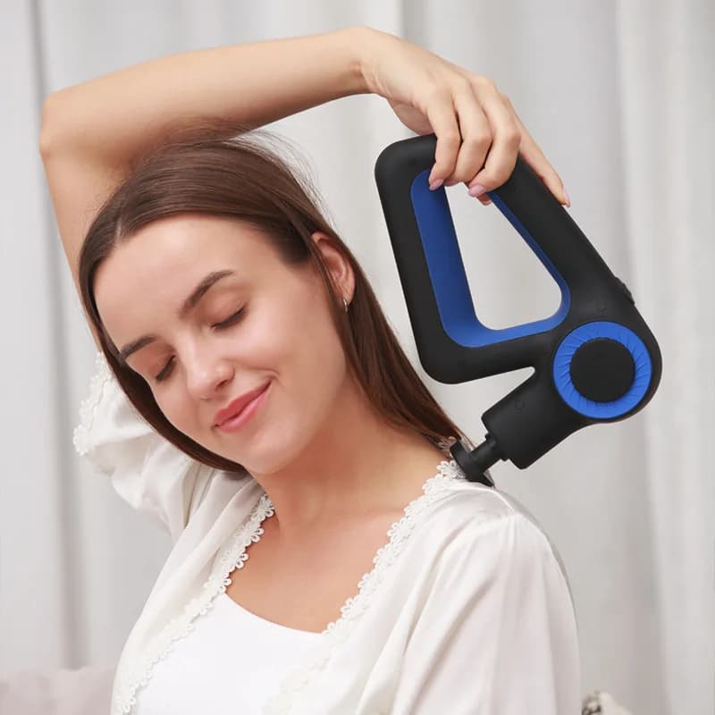 Rechargeable Portable Vibrating Deep Tissue Muscle Body Handheld Fascia Massager Gun