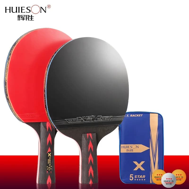 (2 pieces/wall) 5 star carbon ping pong rack with housing