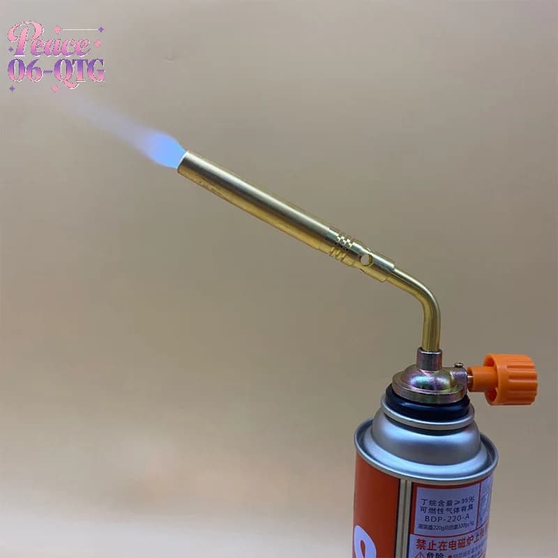New Butane Burner Welding Gas Flashlight Flame Gun Lance Flame Camping Barbecue Heat Gun For Portable Welding